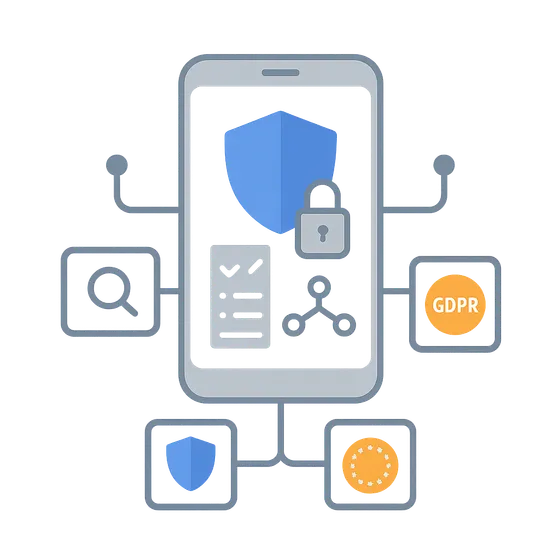 Схема защиты данных CRM/ERP